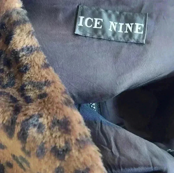 Beautiful Vintage Leopard Print Faux Fur Vest USA - Picture 5 of 6